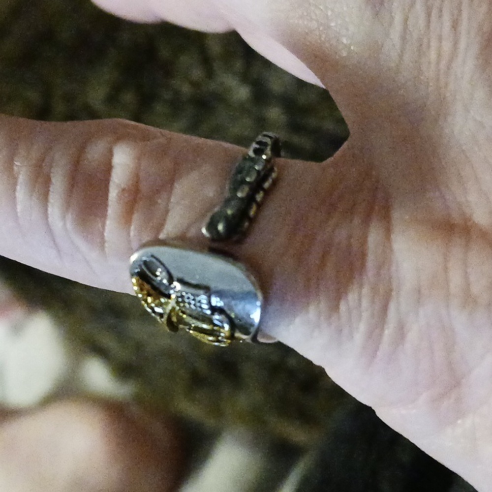 Adjustable GUITAR Wrap Around Ring - Picture 4 of 5